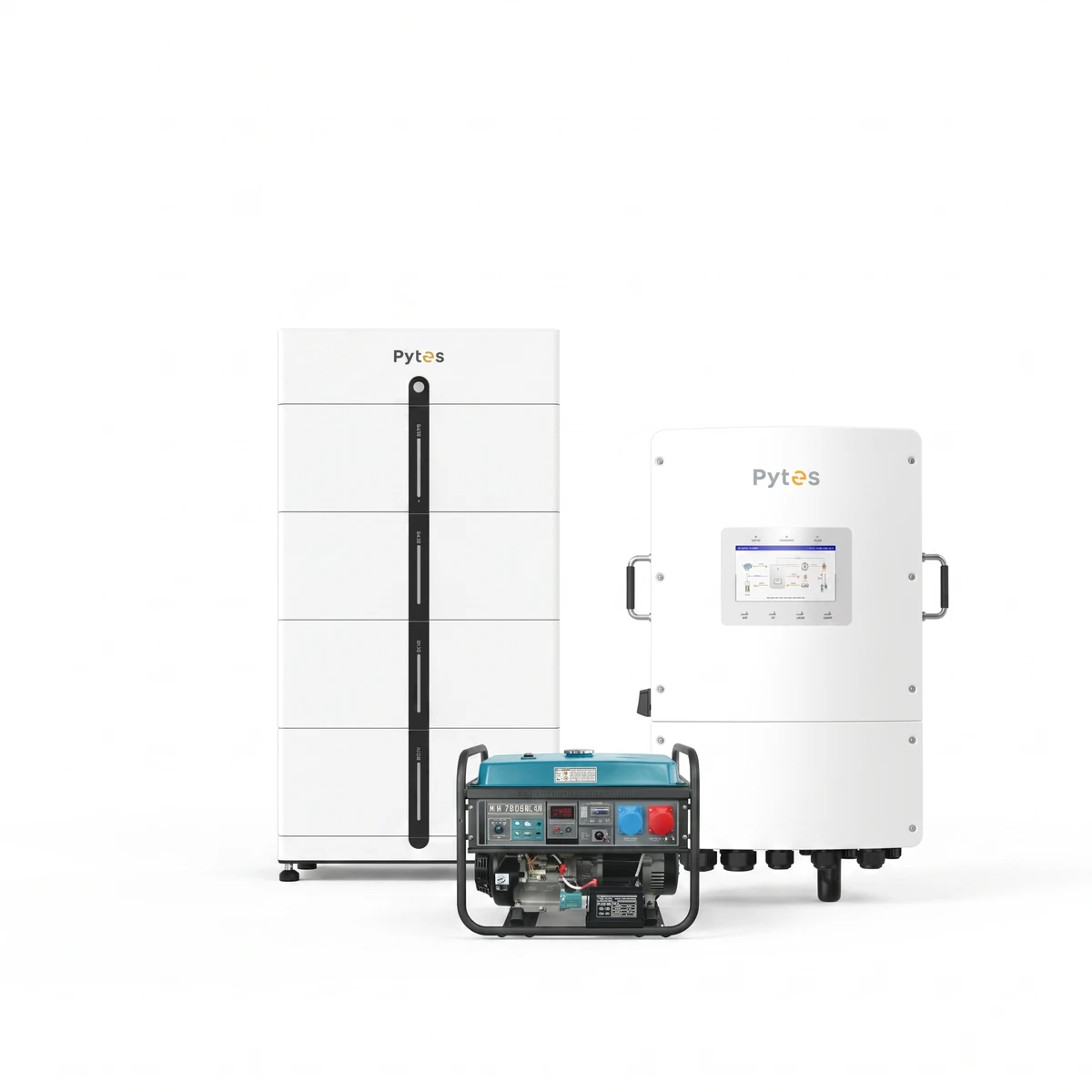 Pytes Super Plus thuisbatterij 20 kWh met omvormer en generator
